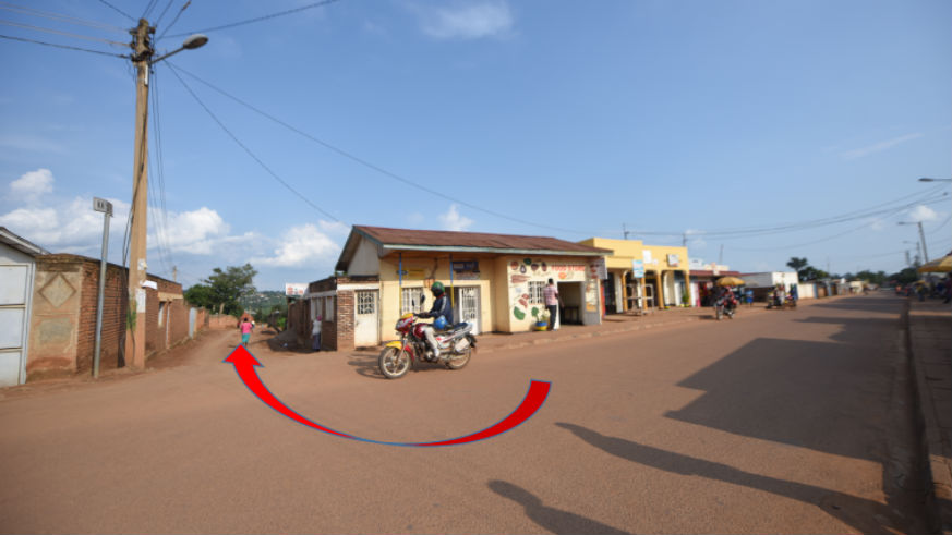 Killers came to this road from their roadblock to look at one of the victims - Gatare. Plaisir Muzogeye/KT Press