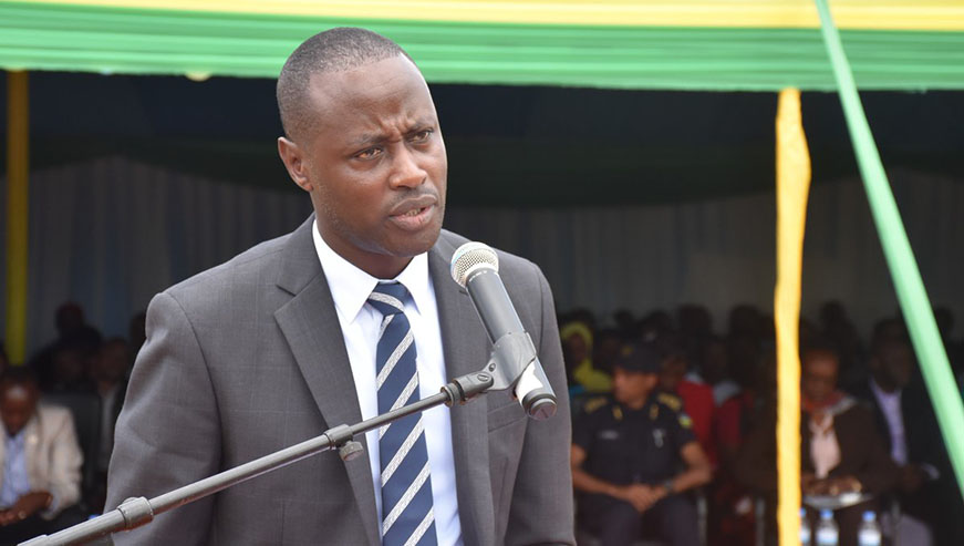 George Mupenzi as Nyagatare district mayor in last week event. 