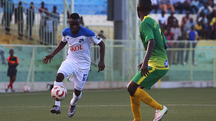 The strike that sank AS Kigali was Gilbert Mugisha's first league goal this season. / Sam Ngendahimana