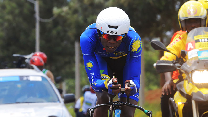 Tour du Rwanda 2015 winner Jean Bosco Nsengimana is one of the Rwandan riders who are in Tour du Cameroun. Sam Ngendahimana.