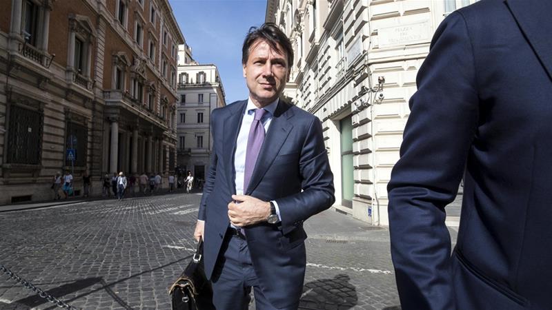 Conte's earlier attempt to form a government failed after Italy's president rejected one of his appointees. / Internet photo