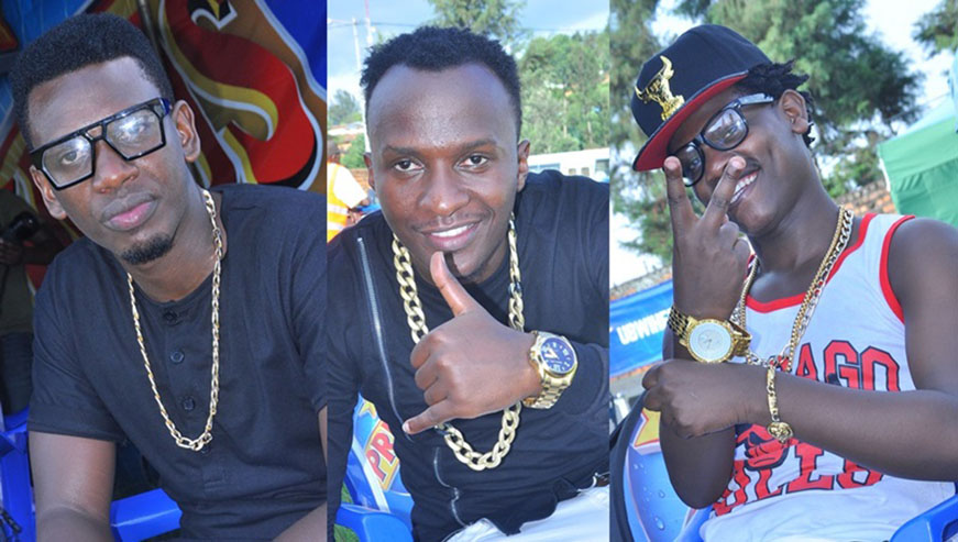 Dream Boys duo of Platini Nemeye and Claude Mujyanama (left) will headline the Europe Street Fair in Kigali, next Saturday, alongside R&B singer Bruce Melodie (right). File.