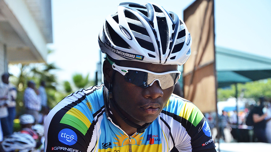 Team Rwanda rider Bonaventure Uwizeyimana won Stage 5 during the ongoing Tour du Cameroon yesterday. file.