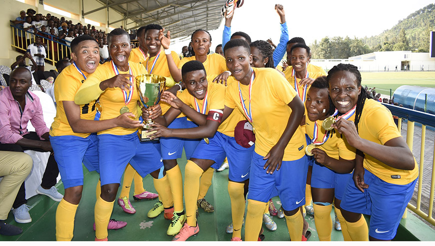 AS Kigali beat Scandinavia 1-0 to retain the league title for a record tenth time in a row. Courtesy