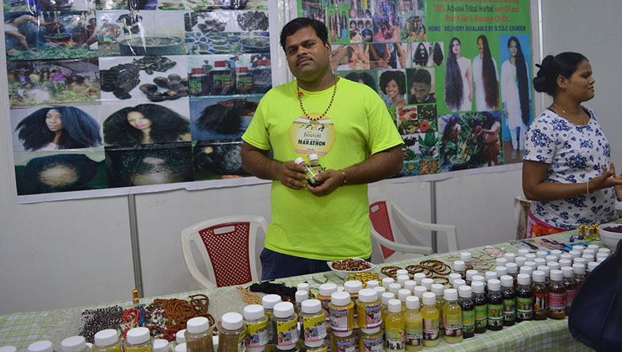Kumar Ahamedi, the manager Adivasi Traible Products.
