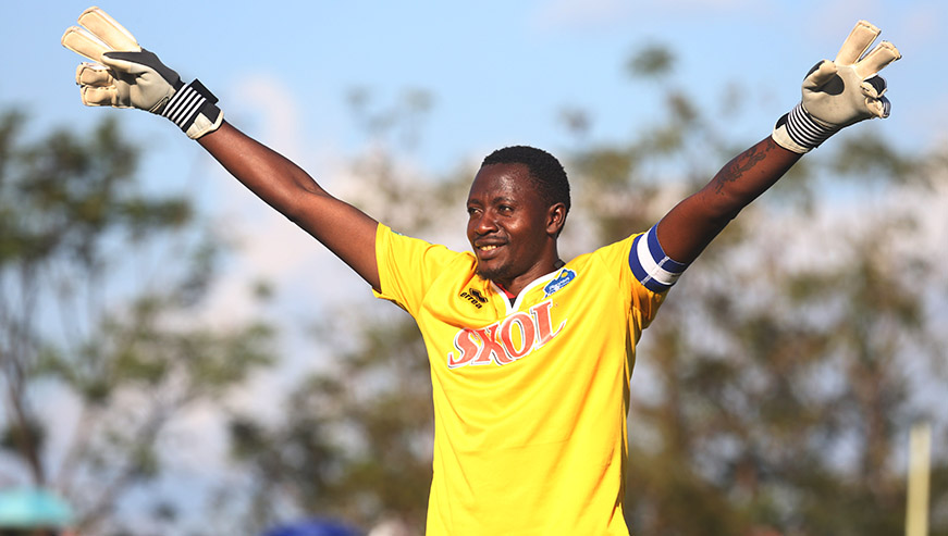 Skipper Jean Luc Bakame celebrates the goal