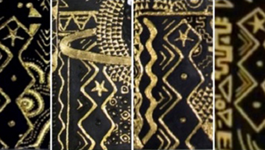 Viktor claims the â€œinfringing videoâ€ copied her â€œstylised motifs of mythical animals, gilded geometric forms on a black background, and distinctively textured areas and patterns, arrayed in a grid-like arrangement of forms.