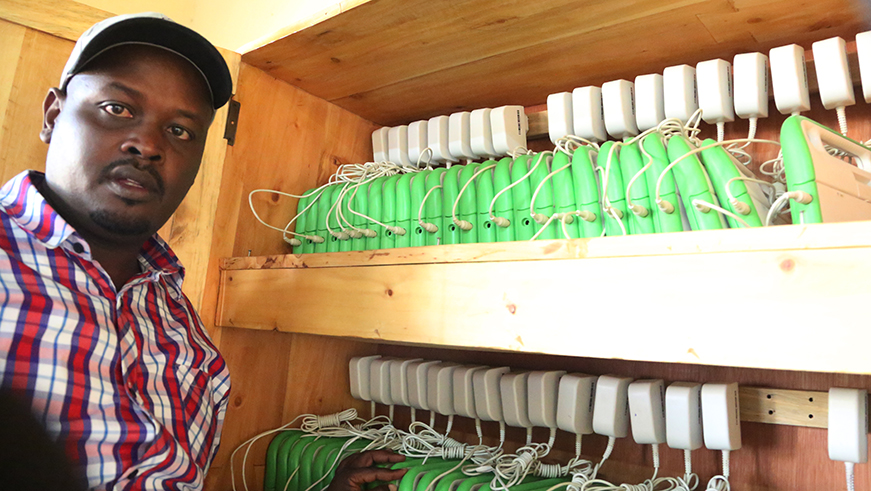 Nikobamera has brought an innovative solution, a charging cabinet that would support the charging of 60 laptops at once. File. Nikobamera has brought an innovative solution, a charging cabinet that would support the charging of 60 laptops at once. File.