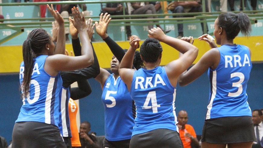 Game 2 win on June 16 will see RRA clinching the women's volleyball league title for a sixth consecutive time. (Damas Sikubwabo).