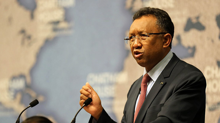 Madagascar president Hery Rajaonarimampianina. / Internet photo