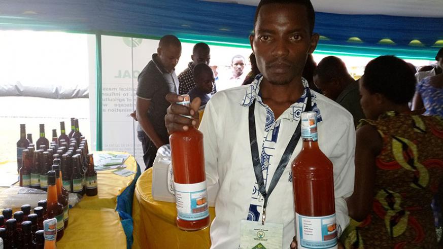 Musanze's Jean Paul Ntezimana makes wine from sweet potatoes. Innovators like him need to be supported. / File