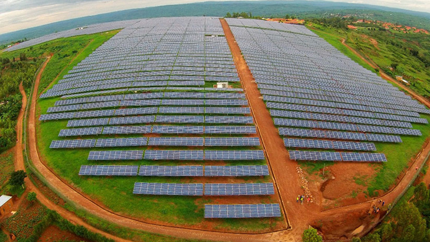 The Gigawatt solar power farm in Rwamagana District supplies 8.5MW.
