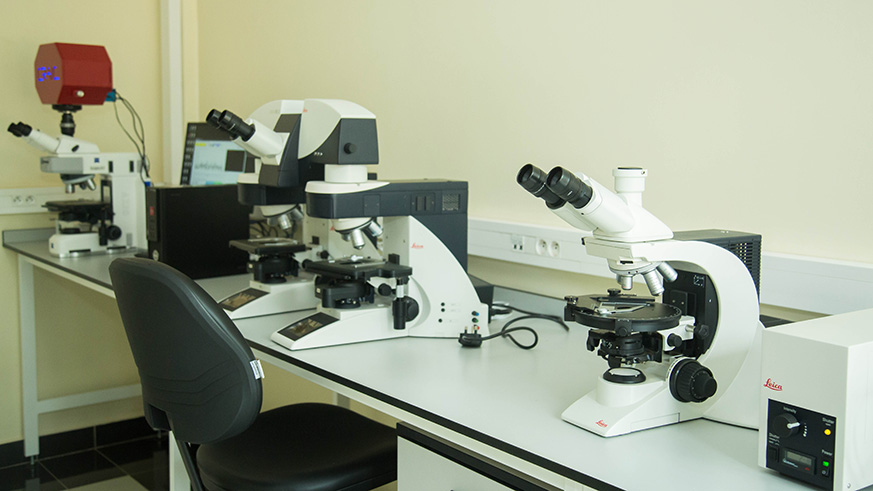 Some of the equipment in the laboratory.