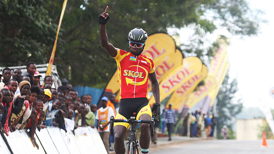Bonaventure Uwizeyimana has won two, out of three, races of Rwanda Cycling Cup so far this year. Sam Ngendahimana.