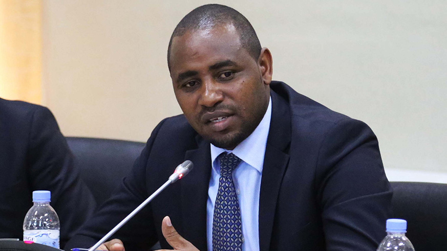 State Minister in charge of Transport, Jean de Dieu Uwihanganye. Sam Ngendahimana.