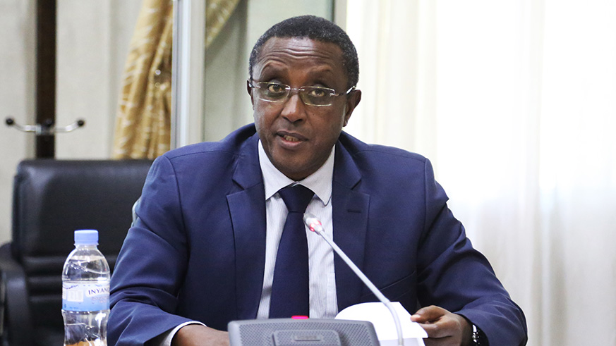 Minister for Environment, Dr Vincent Biruta. Sam Ngendahimana.