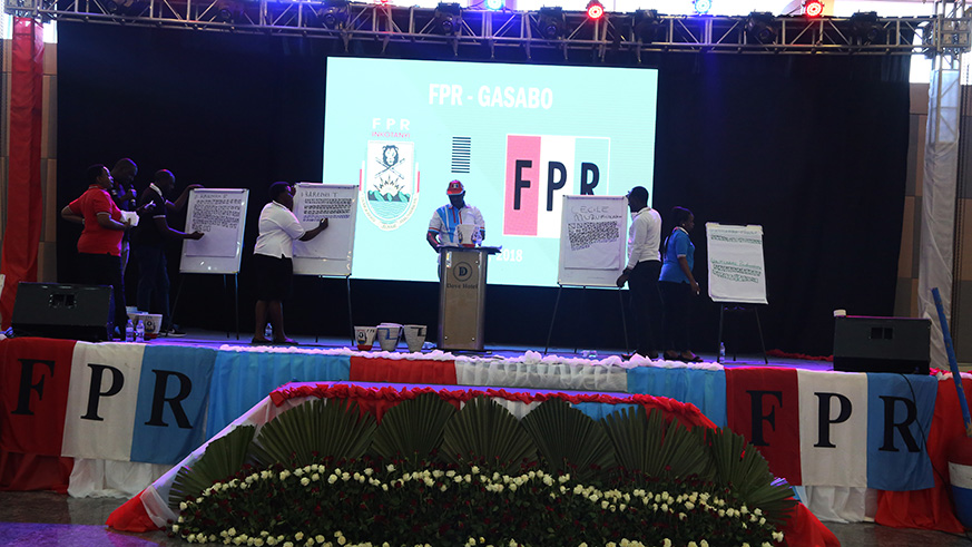 RPF elections in Gasabo District took place at Dove Hotel