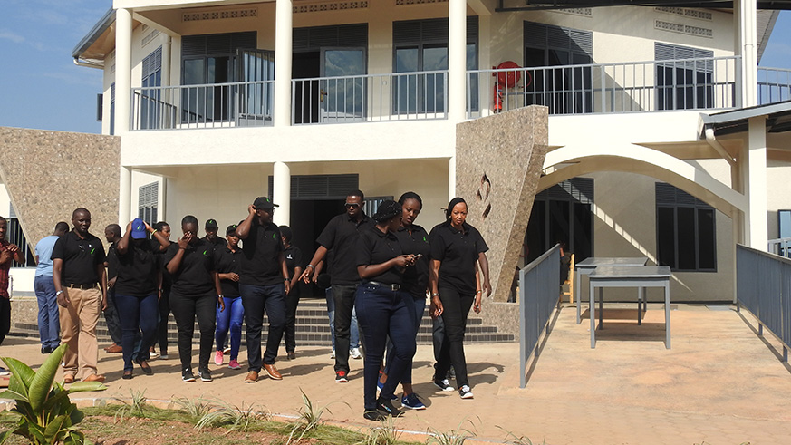 BRD staff visited a new completed memorial site for which they contributed Rwf 4 million.Frederic Byumvuhore