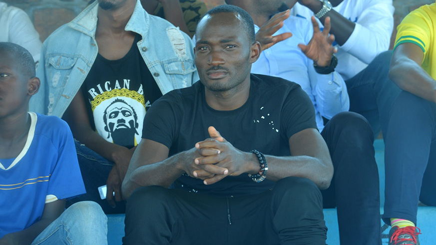 Former Rayon Sports' Burundian forward Amissi Cedric watched the game. Courtsey