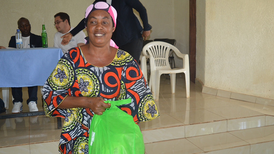 Mukatanganda Florence, one of the beneficiaries of AB Banksâ€™ generosity.