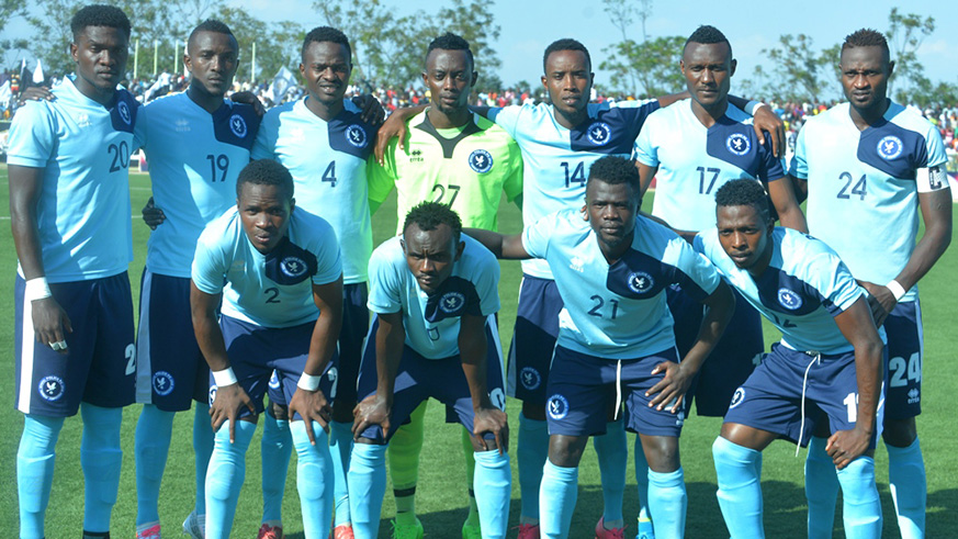 This is how the Police FC starting line-up looked yesterday. Courtsey