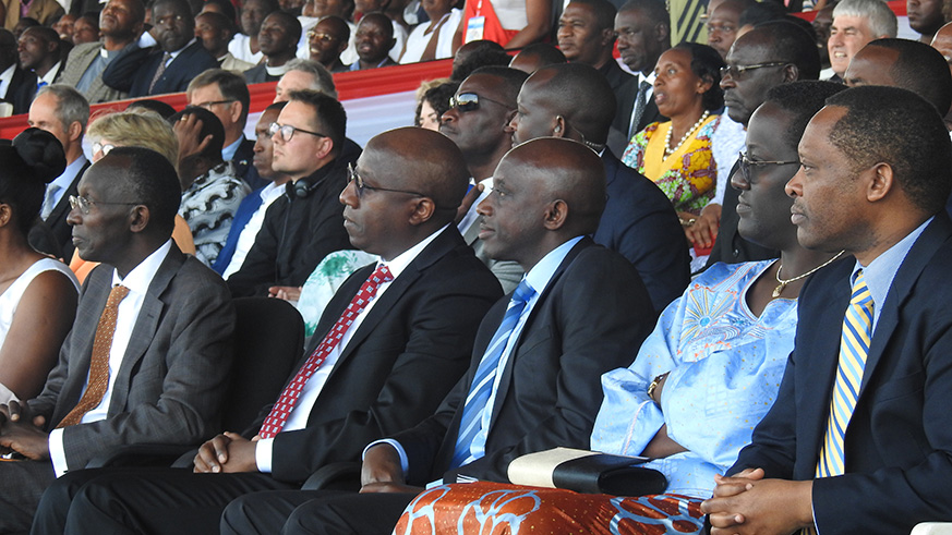 Top Government officials attended the ceremony. / Frederic Byumvuhore