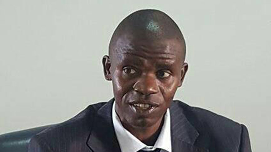 Prof. Jean Bosco Harelimana, the Director General of the Rwanda Cooperatives Agency.