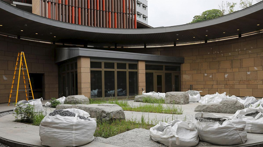 The new American Institute in Taiwan (AIT) is seen under construction in Taipei, Taiwan. / Internet photo