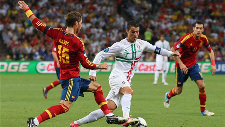 Group B clash between Portugal and Spain pits the current European champions against arguably the best international side in the last decade. Net photo