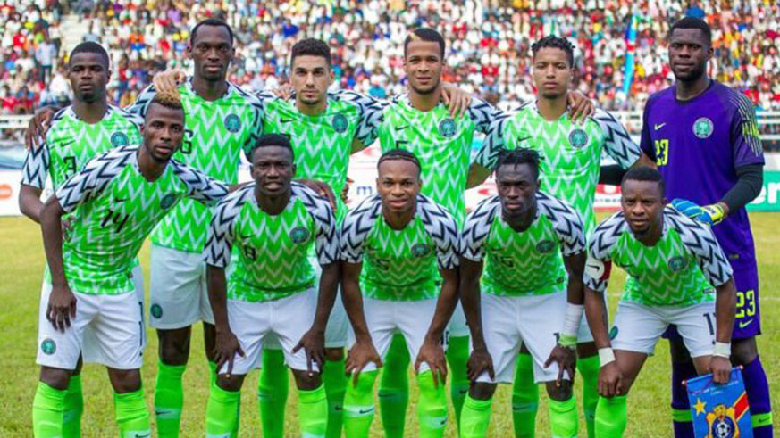 Super Eagles of Nigeria are one of the five teams representing Africa in Russia. They will start the World Cup campaign against Croatia on Saturday. Net photo