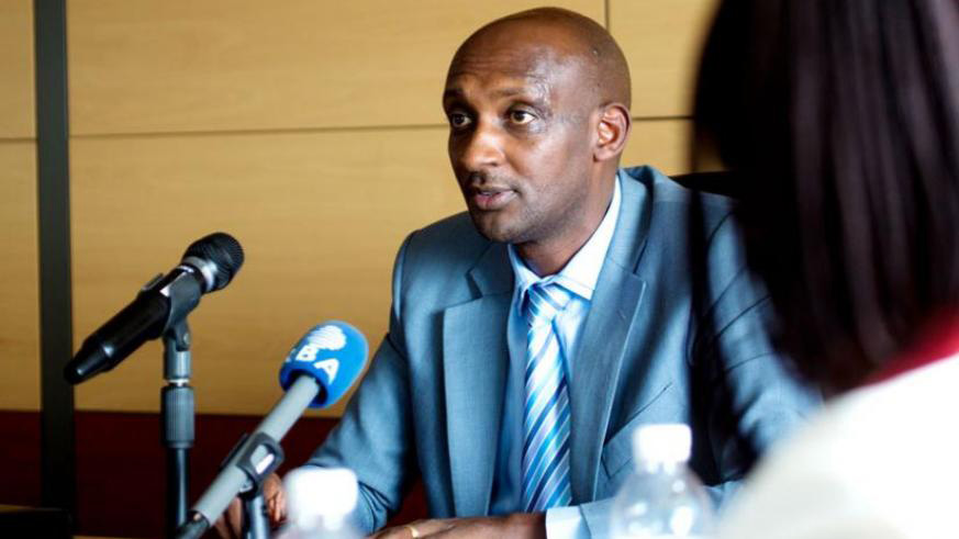 Tusabe speaks during a past event. Sam Ngendahimana. 