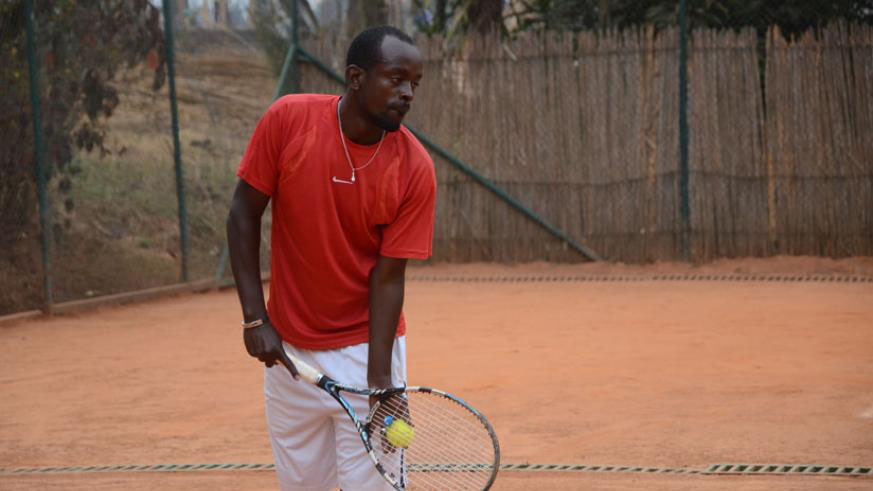 Dieudonne Habiyambere edged Ernest Habiyambere in straight sets 6-3, 6-4 on Friday to reach the final. File photo