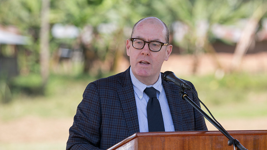 UNICEF Country representative Mr Ted Maly speaking on behalf of development partners