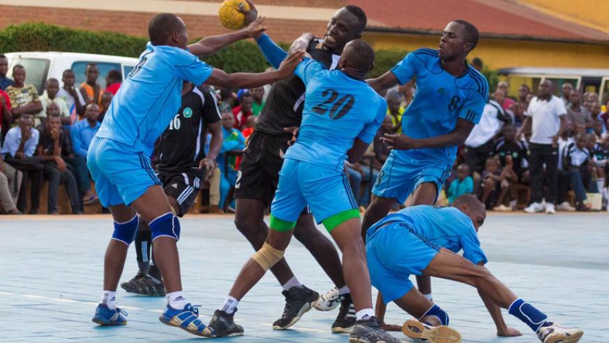 Police handball (blue) has failed to end continental jinx despite local dominance. / File