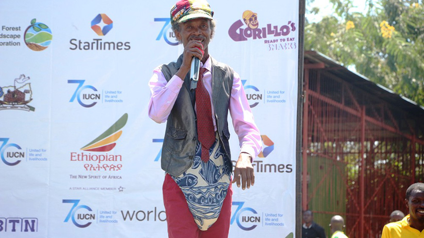 Comedian and actor Kayitankore Ndjoli a.k.a Kanyombya was the Master of Ceremony. Courtesy
