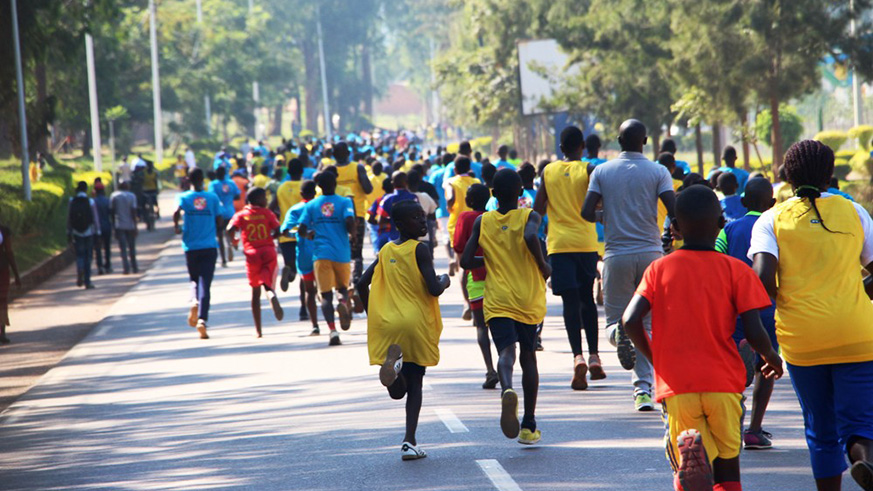 Hundreds of children also turned up for the annual event. Courtesy