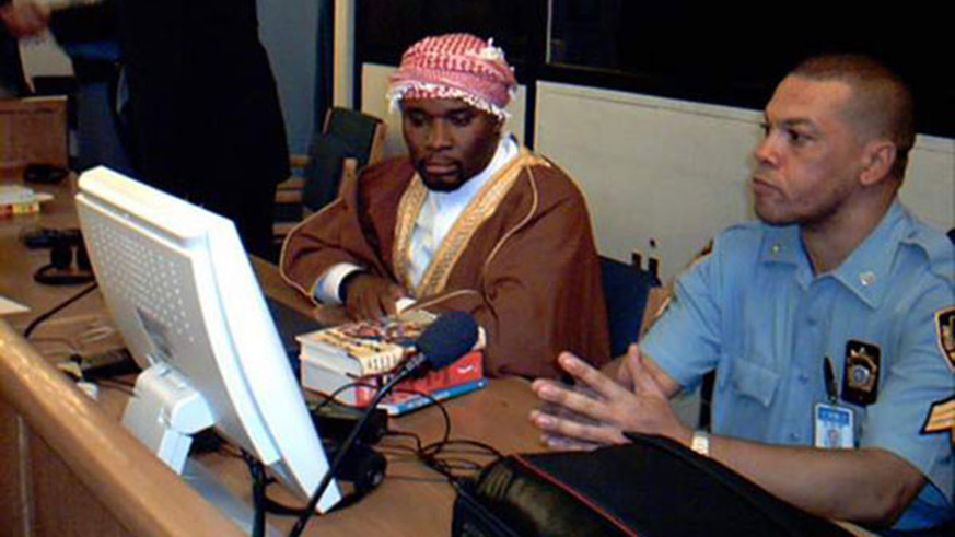 Ngeze Hassan during the preceedings at ICTR. A group of experts and former employees of the tribunal have written opposing the early release of the three genocide convicts. Net photo.
