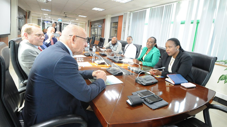 RDB Chief Executive, Clare Akamanzi led the negotiations with the Israeli firm. Courtesy