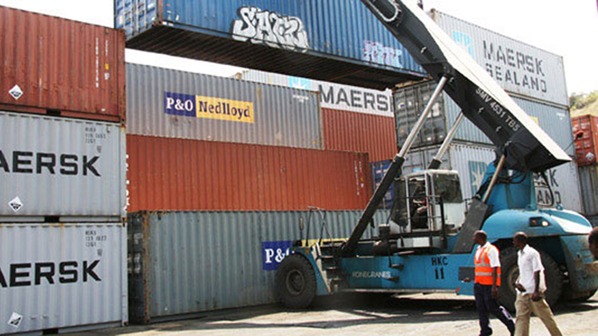 Cargo at Kenya Ports Authority.