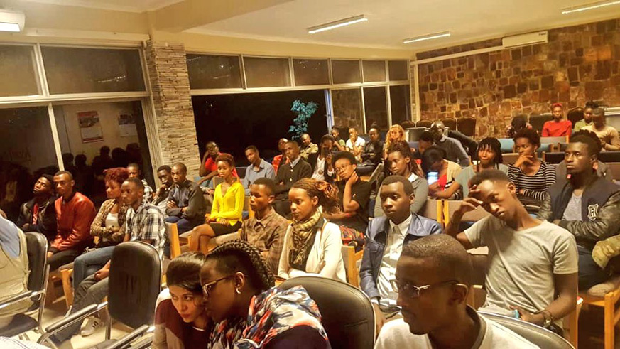 The audience consisted of mainly the youth