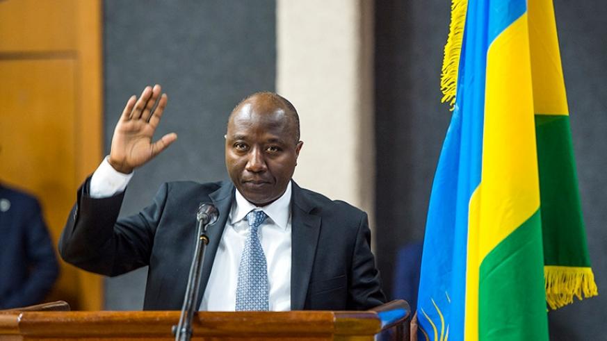 Rwanda's new Prime Minister, Edouard Ngirente. File