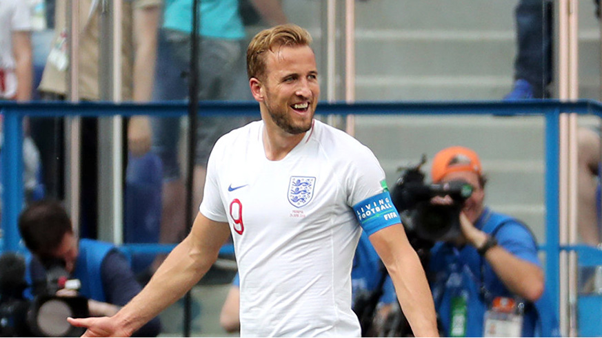 England captain Harry Kane leads the goal scorers. 