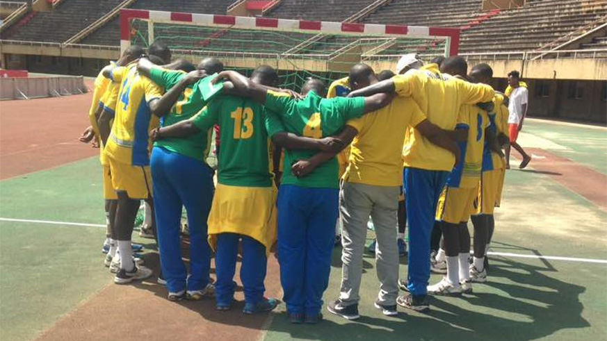 The national U20  junior handball team will be hoping to get the most out home advantage for a first African Championship title in August. File photo