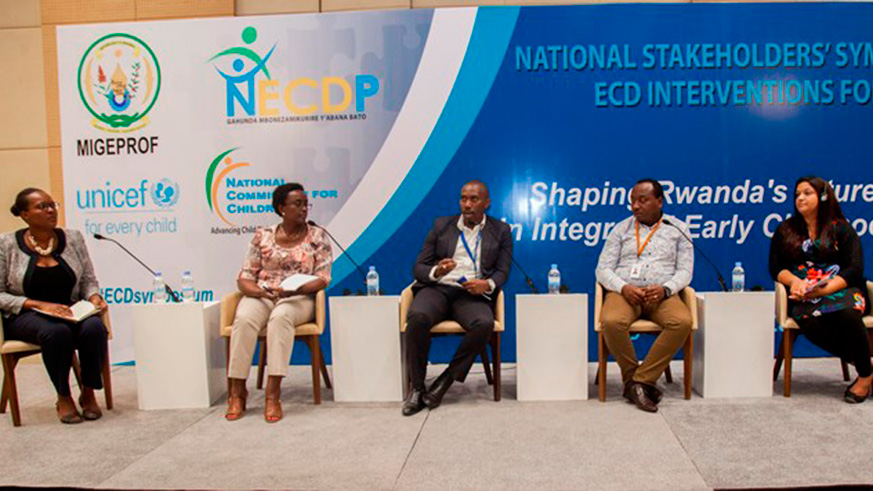 Panelists at the ECD symposium.