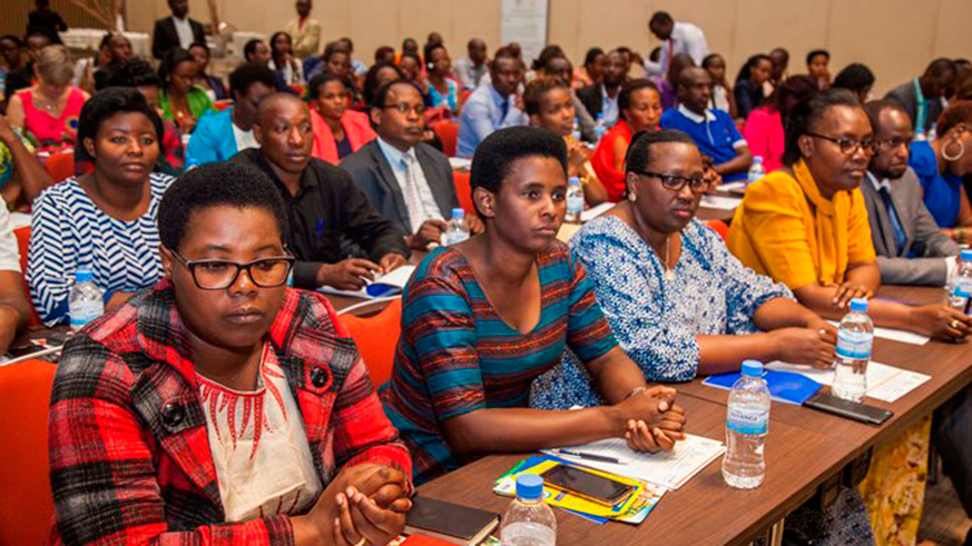 Participants at the second ECD symposium  which took place on 14 June 2018 at Kigali Convention Center.