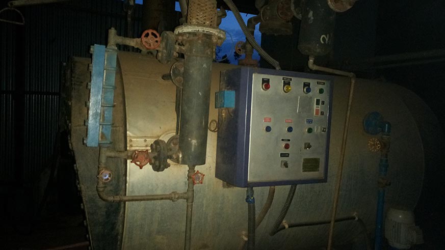 A partial view of Dr. Hitimana's modern essential oil distillation equipment lying one a hill in Gahara D+Sector of Kirehe District on Saturday, June 23, 2018 (Emmanuel Ntirenganya)