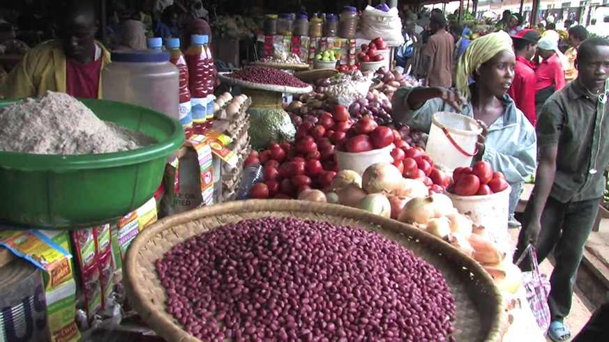 A market in Kigali. (File photo)
