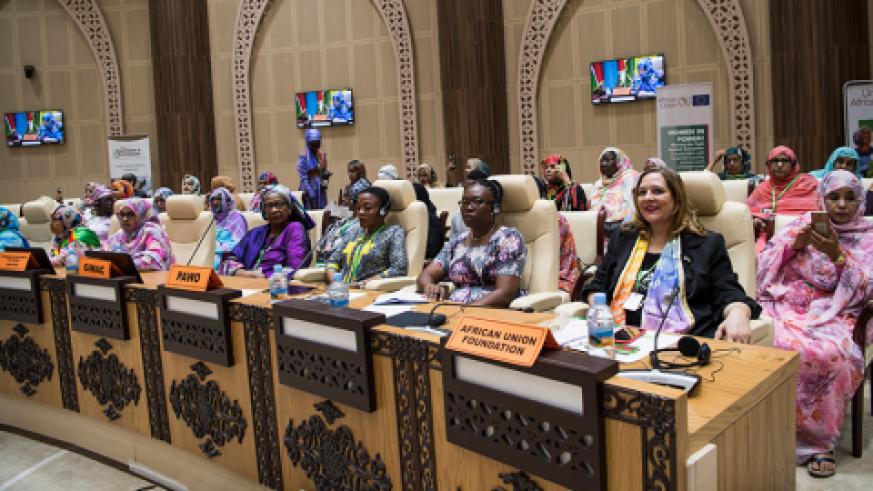 African women in leadership positions were also able to hold high-level meeting in Mauritania. Village Urugwiro.