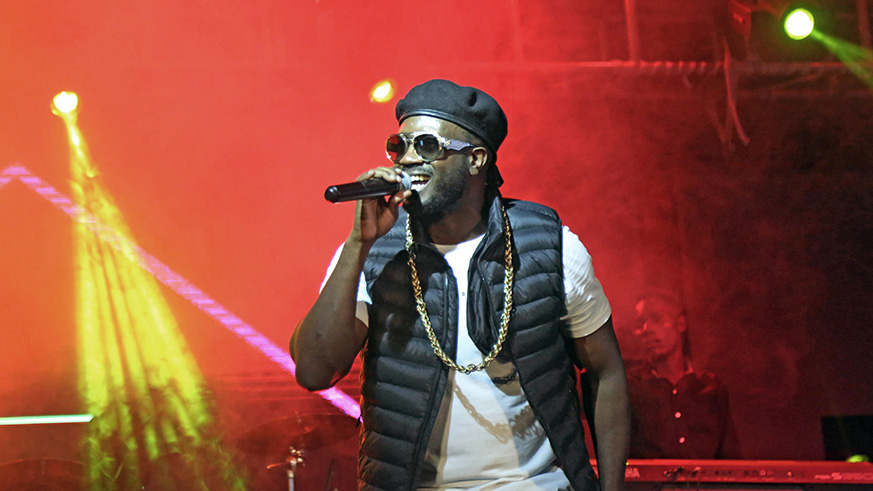 Ugandan top reggae and ragga musician Bebe Cool was one of the main performers at the Kigali Jazz Junction third year anniversary concert on June 29. File.  