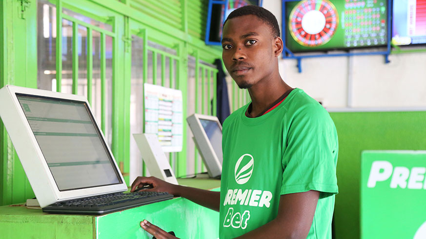 PremierBet's worker at Nyabugogo branch
